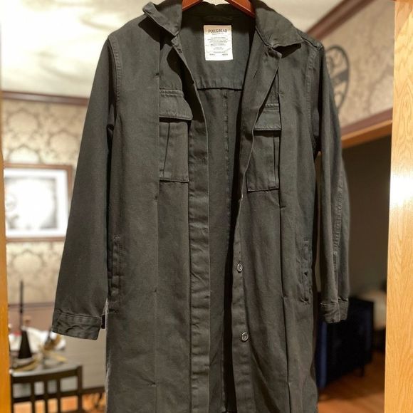 Pull&Bear Black Jean Jacket - Picture 2 of 9